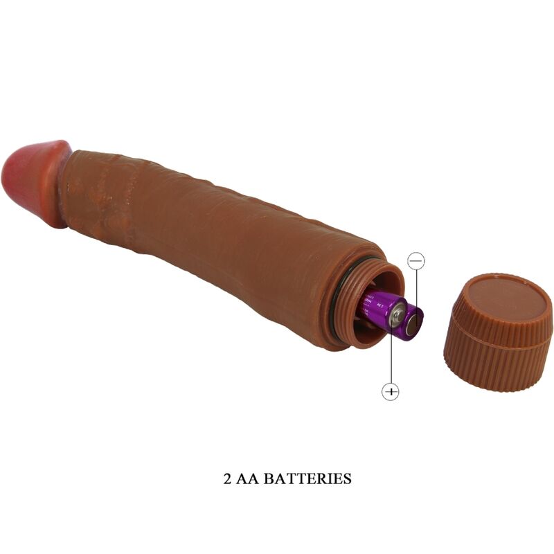 BAILE - DYBBUK REALISTIC VIBRATOR 24 CM MULATTO - NOCTURNA DESIRES