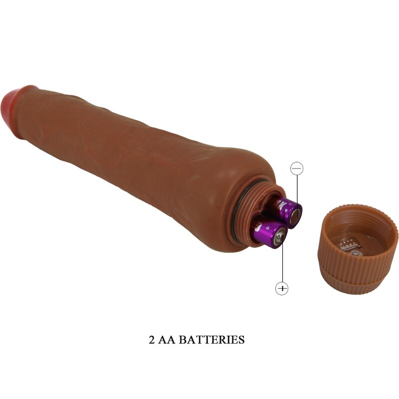 BAILE - DRYAD REALISTIC VIBRATOR 25 CM MULATTO - NOCTURNA DESIRES