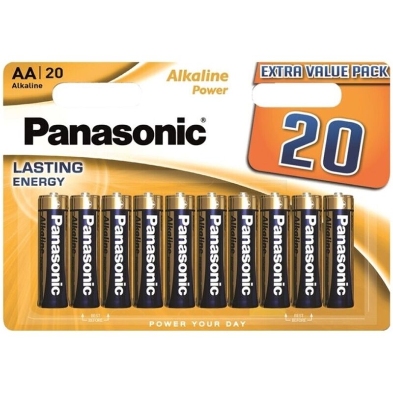 PANASONIC - BRONZE ALKALINE AA BATTERY LR6 BLISTER*20 - NOCTURNA DESIRES