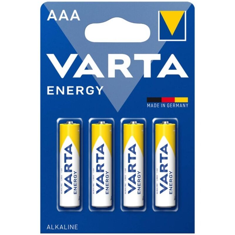 VARTA - ENERGY ALKALINE BATTERY AAA LR03 BLISTER*4 - NOCTURNA DESIRES