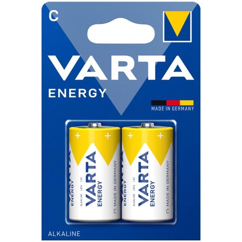 VARTA - ENERGY ALKALINE BATTERY C LR14 BLISTER*2 - NOCTURNA DESIRES
