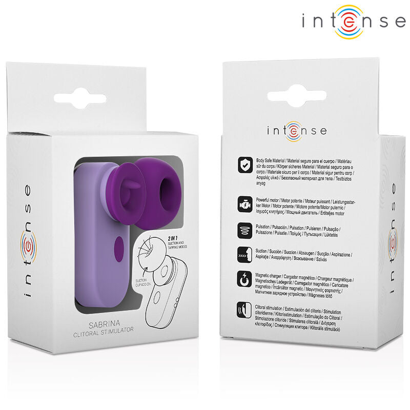INTENSE - SABRINA CLIT STIMULATOR PURPLE - NOCTURNA DESIRES