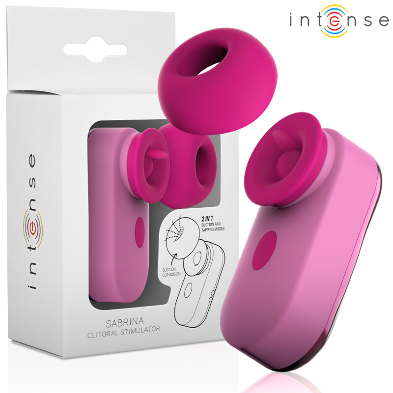 INTENSE - SABRINA CLIT STIMULATOR PINK - NOCTURNA DESIRES