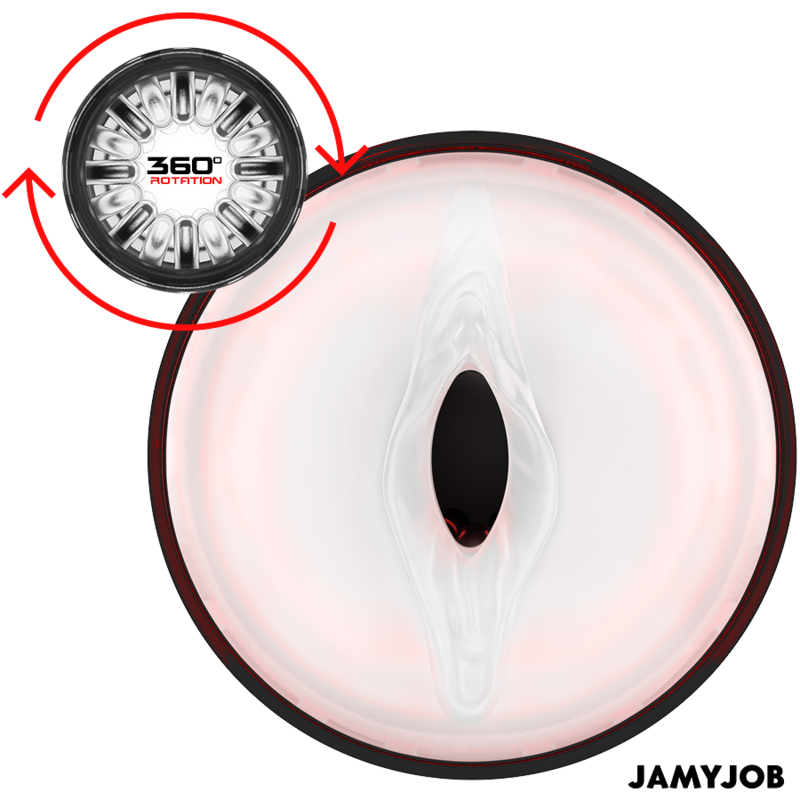 JAMYJOB - STORM AUTOMATIC VAGINA MASTURBATOR 10 ROTATION AND THRUST MODES - NOCTURNA DESIRES
