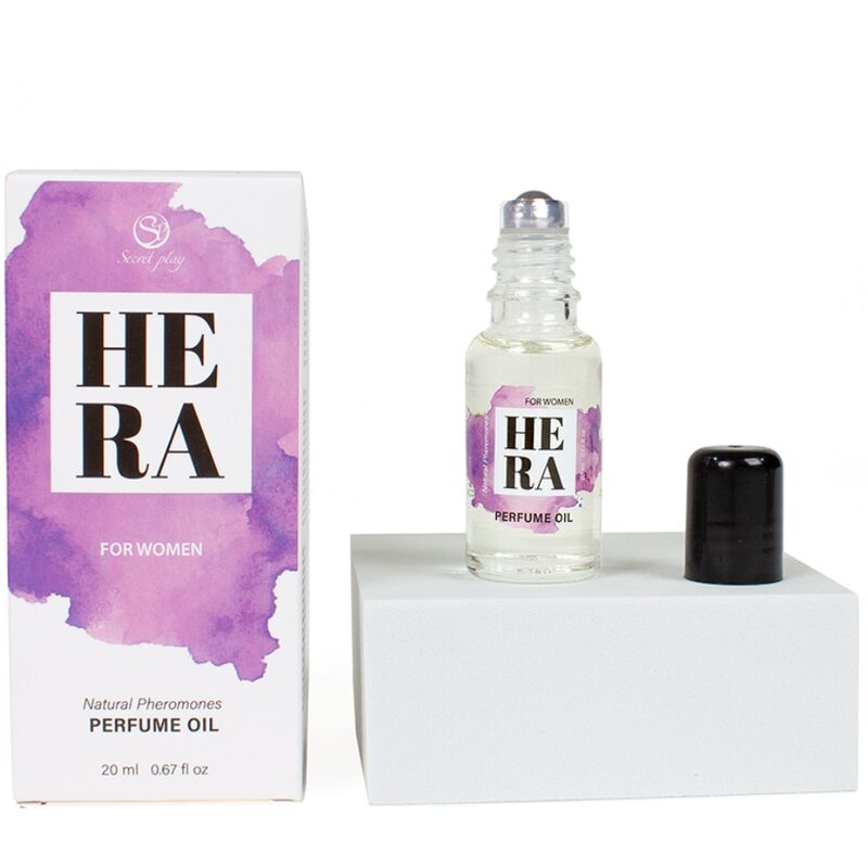 SECRETPLAY - HERA NATURAL PERFUME PHEROMONES IN OIL FOR WOMEN 20 ML - NOCTURNA DESIRES
