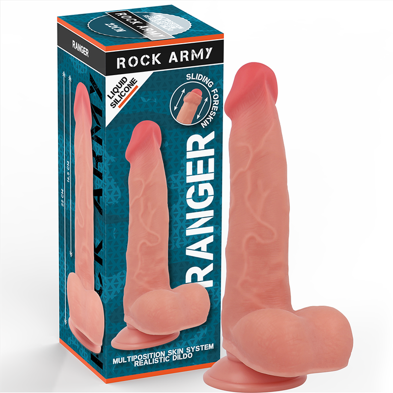 ROCKARMY - LIQUID SILICONE RANGER 22 CM -O- 3.6 CM - NOCTURNA DESIRES