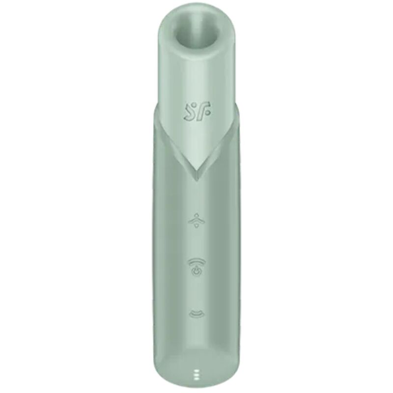 SATISFYER - NAUGHTY KISS WAVE CLITORIS STIMULATOR AQUAMARINE - NOCTURNA DESIRES