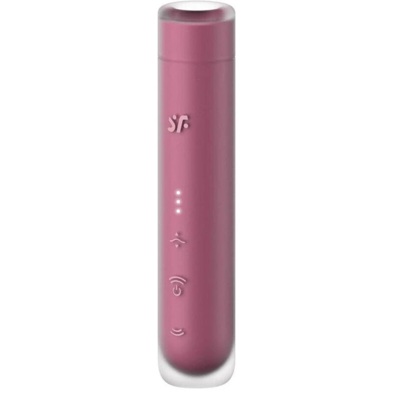 SATISFYER - FIRST KISS WAVE CLITORIS STIMULATOR GARNET - NOCTURNA DESIRES