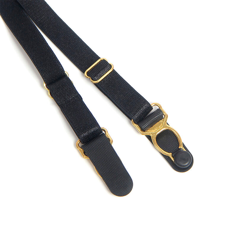 SUBBLIME - 955465 BLACK LEATHER ZIPPER BODY L/XL - NOCTURNA DESIRES