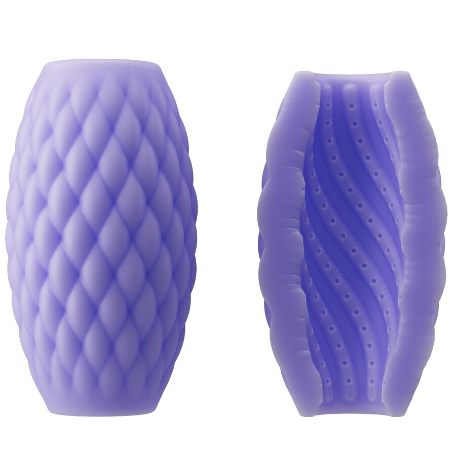 PRETTY LOVE - ATHENA EROS SILICONE MALE MASTURBATOR PURPLE - NOCTURNA DESIRES