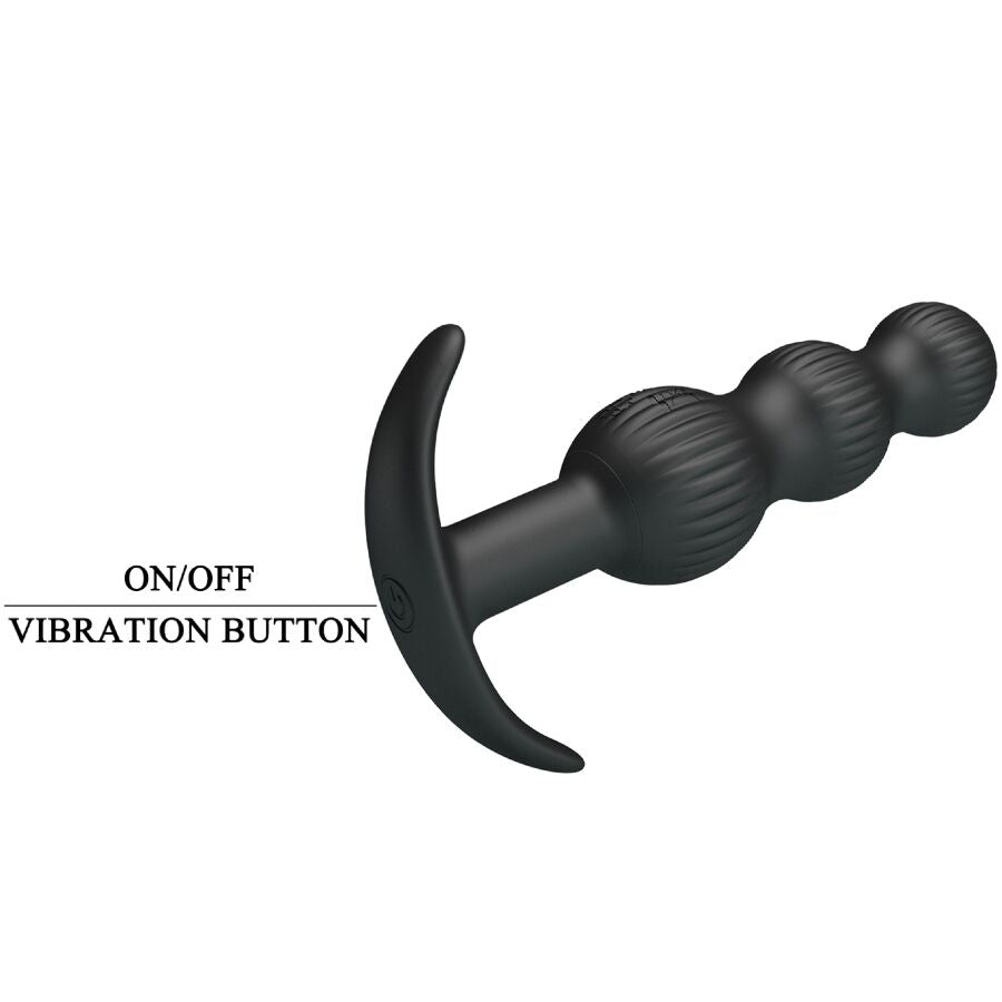 PRETTY LOVE - SIDNEY ANAL VIBRATOR 10 VIBRATIONS BLACK - NOCTURNA DESIRES