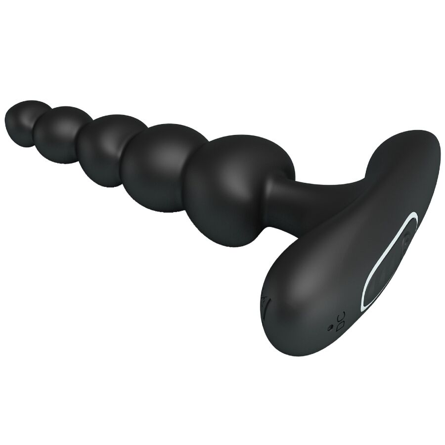 PRETTY LOVE - CORBAN ANAL VIBRATOR 10 VIBRATIONS BLACK - NOCTURNA DESIRES