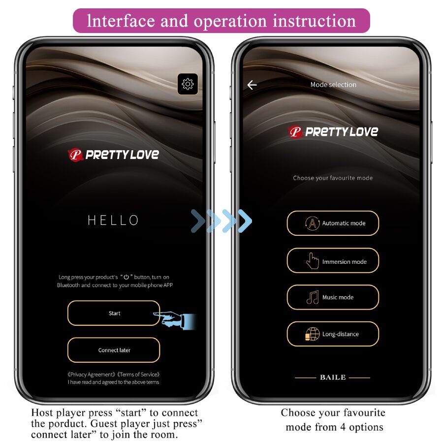 PRETTY LOVE - LEVIATHAN APP CONTROLLED VIBRATOR PURPLE - NOCTURNA DESIRES