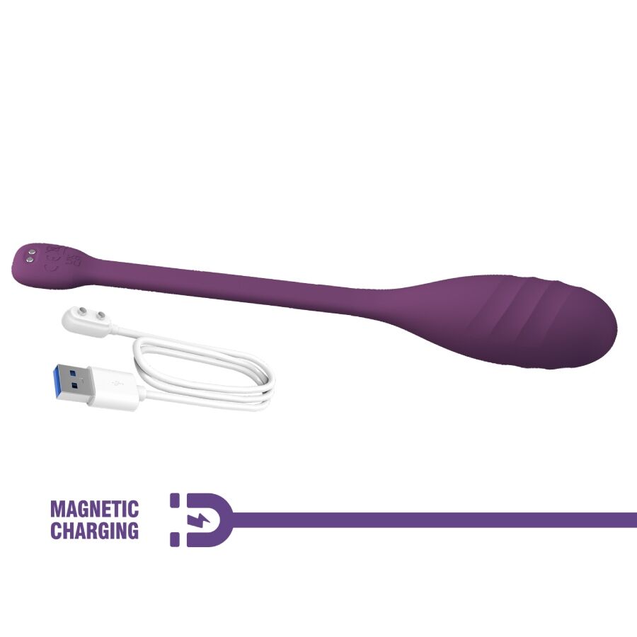 PRETTY LOVE - LEVIATHAN APP CONTROLLED VIBRATOR PURPLE - NOCTURNA DESIRES
