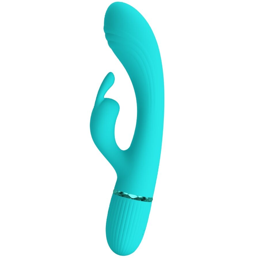 PRETTY LOVE - SCOCCO VIBRATOR RABBIT TURQUOISE - NOCTURNA DESIRES