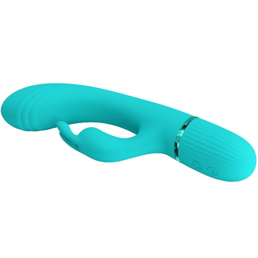 PRETTY LOVE - SCOCCO VIBRATOR RABBIT TURQUOISE - NOCTURNA DESIRES