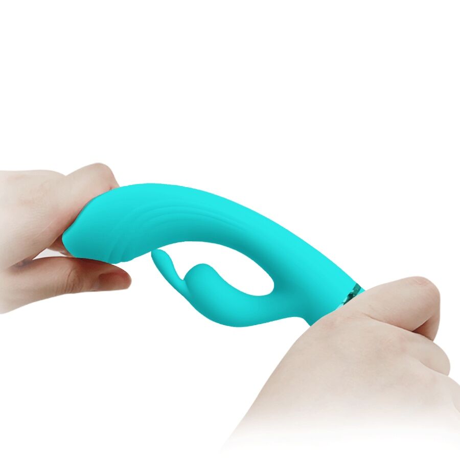 PRETTY LOVE - SCOCCO VIBRATOR RABBIT TURQUOISE - NOCTURNA DESIRES