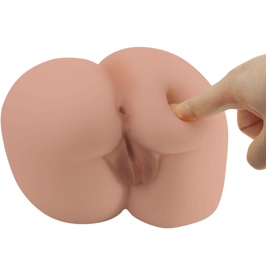 CRAZY BULL - BERNACE ASS VIBRATOR WITH REALISTIC VAGINA AND ANUS FLESH REMOTE CONTROL - NOCTURNA DESIRES