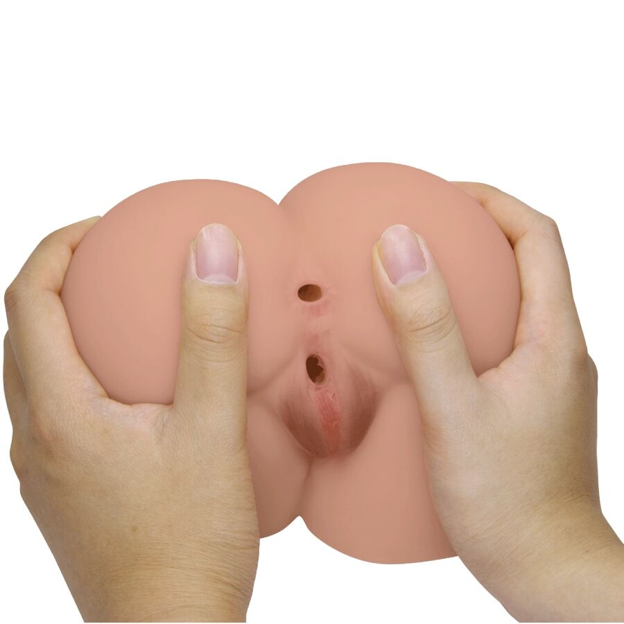 CRAZY BULL - BERNACE ASS VIBRATOR WITH REALISTIC VAGINA AND ANUS FLESH REMOTE CONTROL - NOCTURNA DESIRES