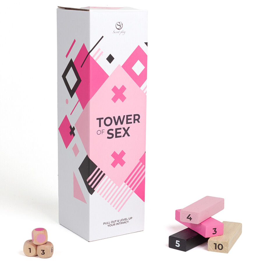 SECRETPLAY - TOWER OF SEX WOODEN GAME - NOCTURNA DESIRES