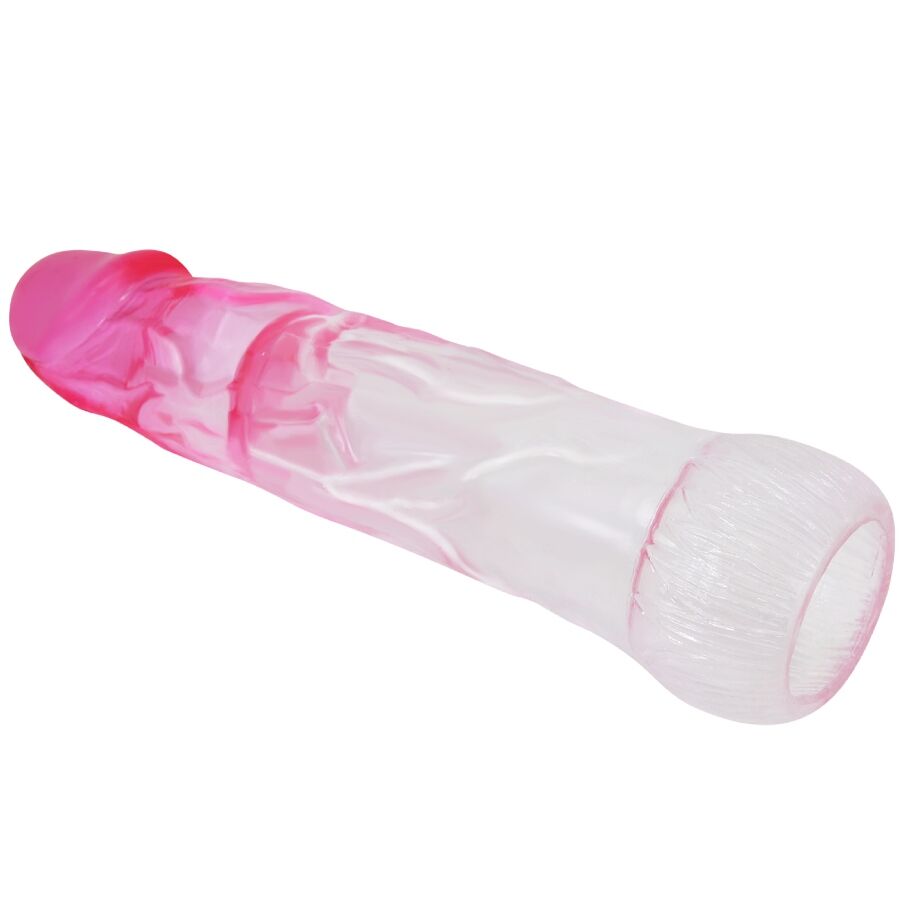 PRETTY LOVE - NERON REALISTIC 6 CM ENLARGEMENT SHEATH FOR  PENIS PINK - NOCTURNA DESIRES