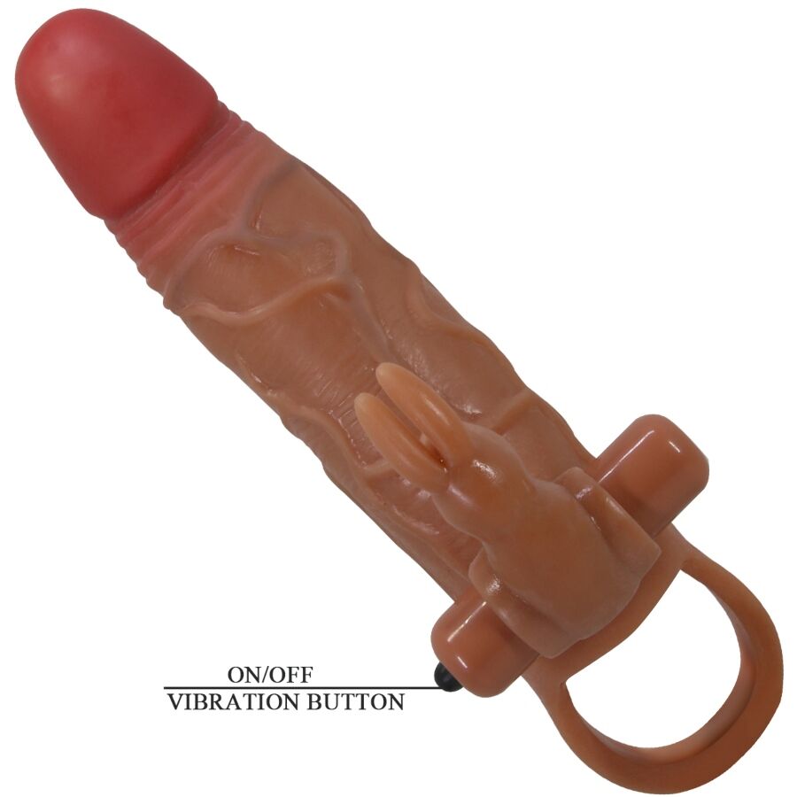 PRETTY LOVE - OSMAR PENIS SLEEVE + VIBRATING CLITORIS STIMULATOR - NOCTURNA DESIRES
