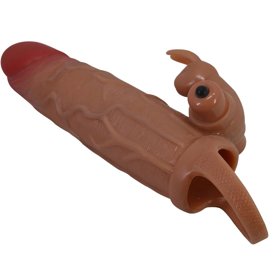 PRETTY LOVE - OSMAR PENIS SLEEVE + VIBRATING CLITORIS STIMULATOR - NOCTURNA DESIRES