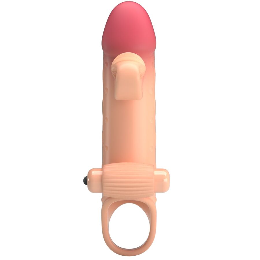 ROMANCE - VIBRATING PENIS SLEEVE NATURAL - NOCTURNA DESIRES