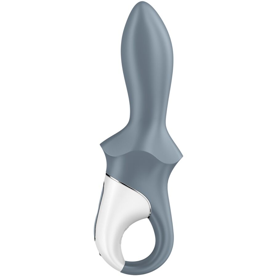 SATISFYER - AIR PUMP BOOTY 1 ANAL INFLATABLE VIBRATOR GREY - NOCTURNA DESIRES