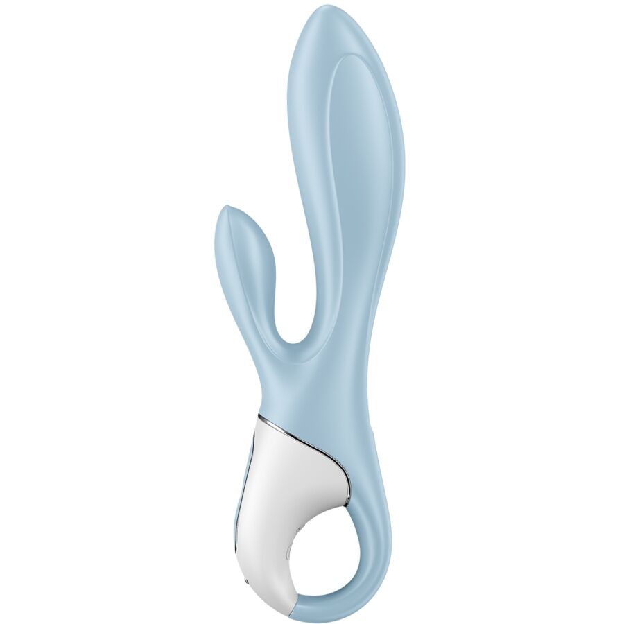 SATISFYER - AIR PUMP BUNNY 1 INFLATABLE RABBIT VIBRATOR BLUE - NOCTURNA DESIRES