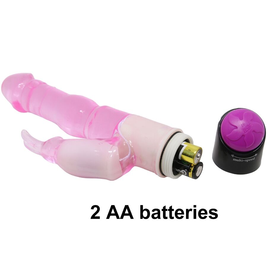 BAILE - WAVES OF PLEASURE FANTASY VIBRATOR WITH RABBIT 23 CM BAILE VIBRATORS  NOCTURNA DESIRES