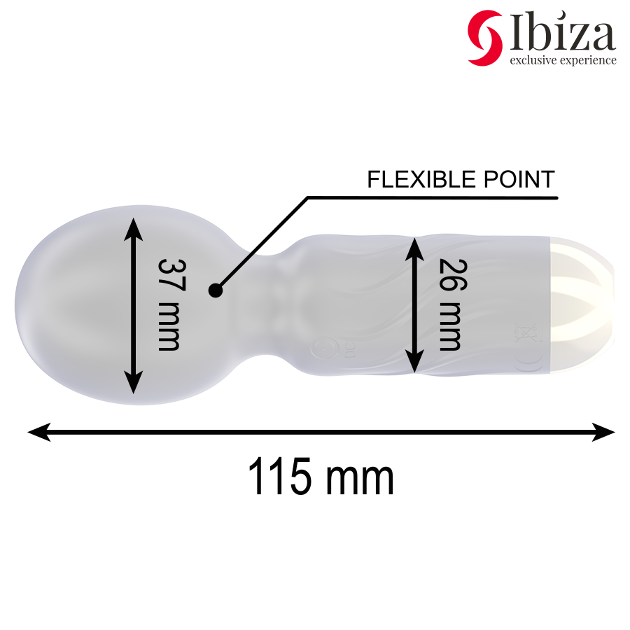 IBIZA - POCKET WAND VIBRATOR - NOCTURNA DESIRES