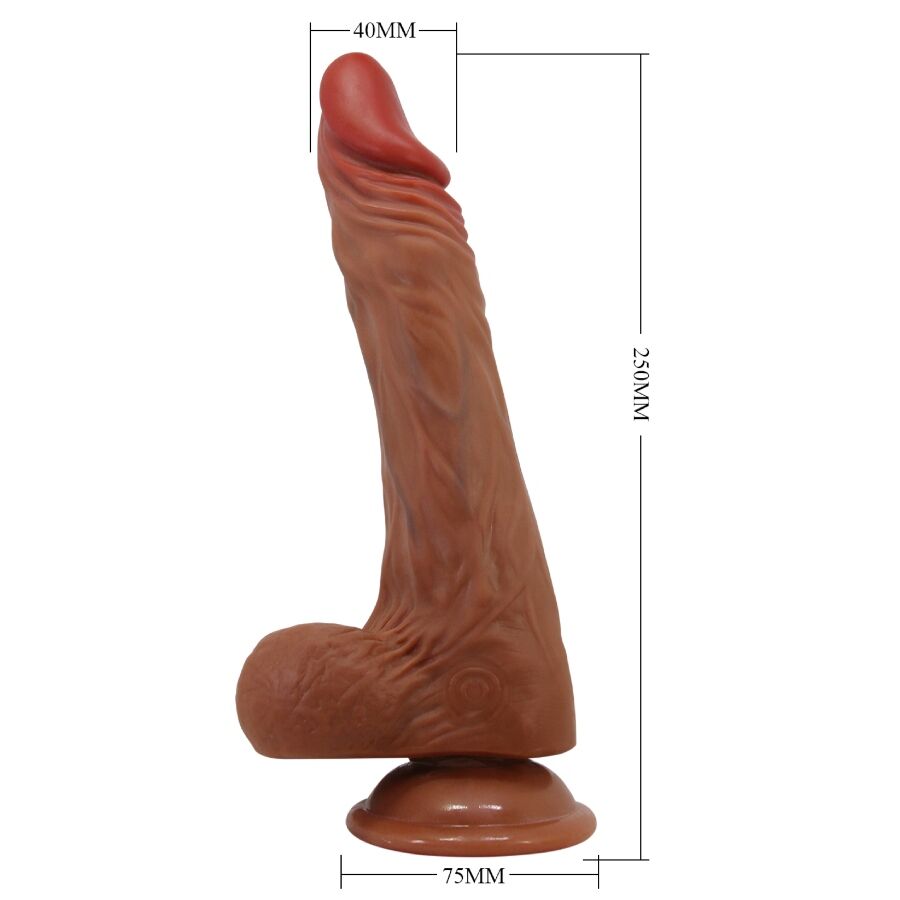 BAILE - CALISTO REALISTIC DILDO 24 CM FLESH - NOCTURNA DESIRES
