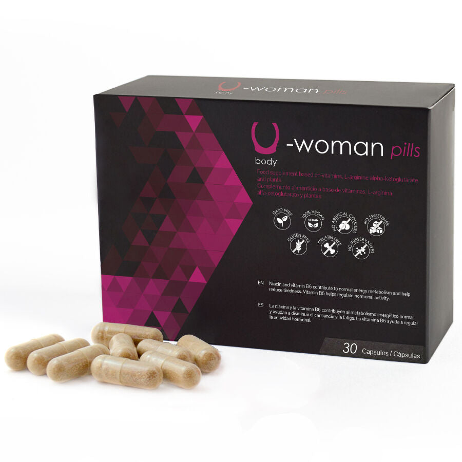 500 COSMETICS - U-WOMAN INCREASE FEMALE LIBIDO - 30 CAPSULES - NOCTURNA DESIRES