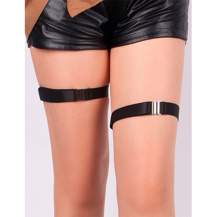 SUBBLIME - 957476 ADJUSTABLE BUCKLES BLACK - NOCTURNA DESIRES