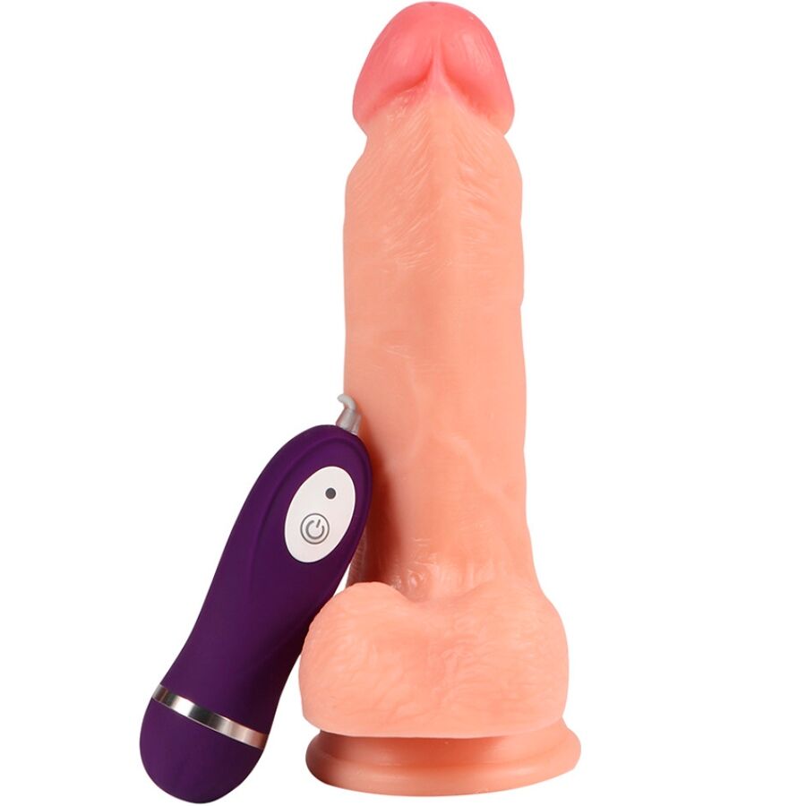 SHEQU - IRON DRAGON VIBRATOR DILDO WITH REMOTE CONTROL 17.5 CM - NOCTURNA DESIRES