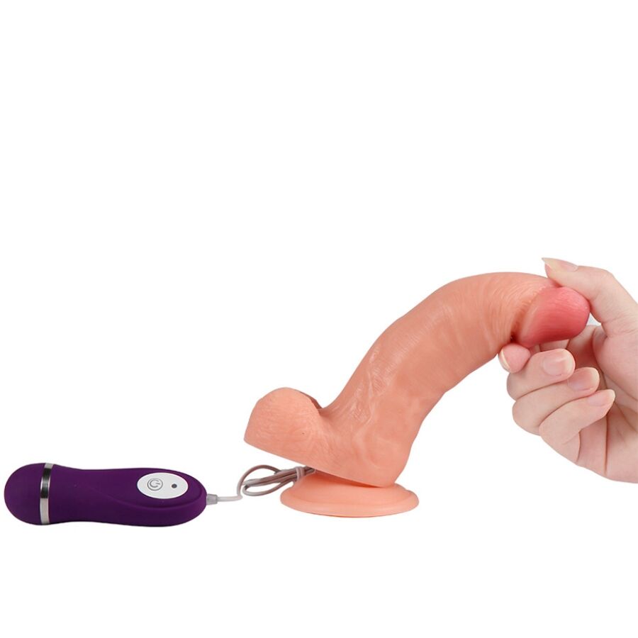 SHEQU - IRON DRAGON VIBRATOR DILDO WITH REMOTE CONTROL 17.5 CM - NOCTURNA DESIRES