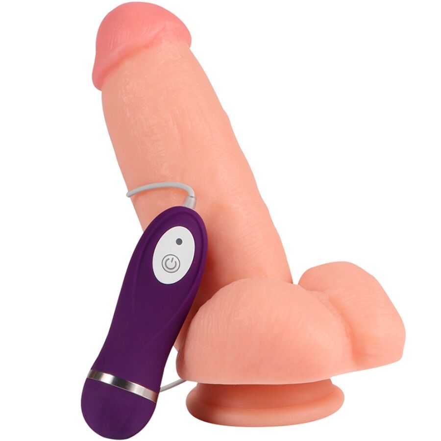 SHEQU - RED EAGLE VIBRATOR DILDO WITH REMOTE CONTROL 17 CM - NOCTURNA DESIRES