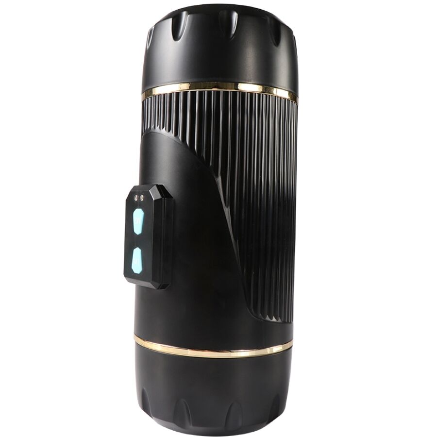 SHEQU - KAY DOUBLE MASTURBATOR WITH DUAL MOUTH AND VAGINA VIBRATION - NOCTURNA DESIRES