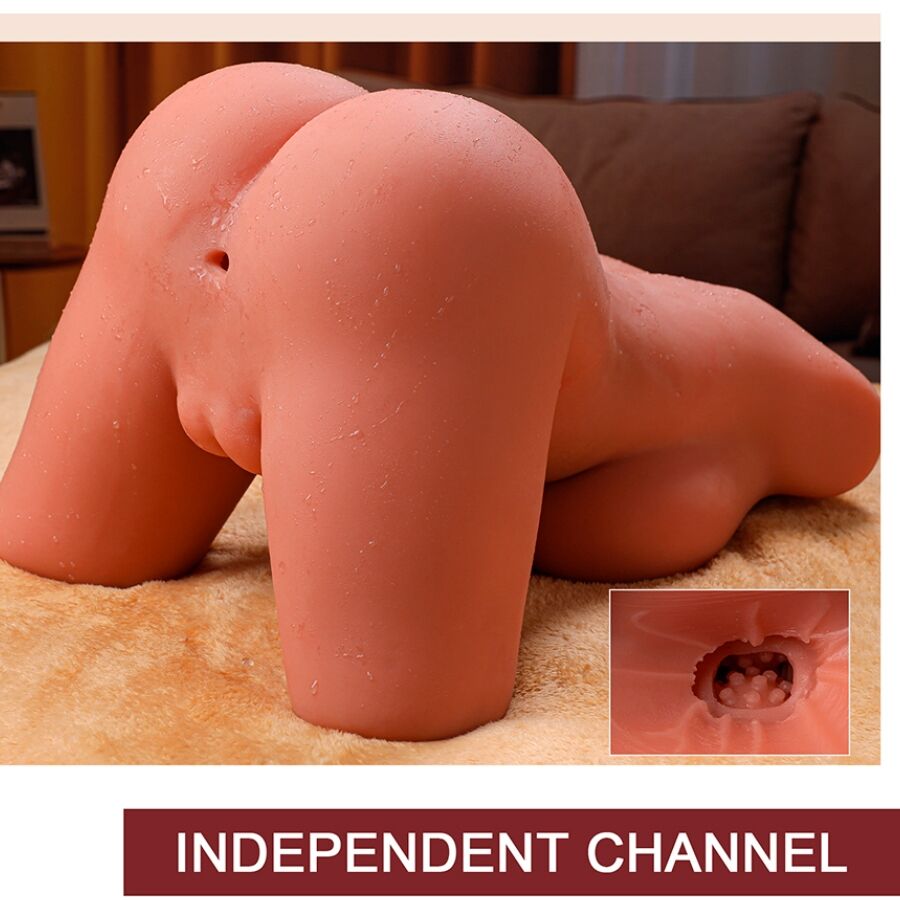 XISE - MIAH LADY BOY FEMALE TORSO WITH DILDO WITH VIBRATION AND THRUSTING 55 CM - NOCTURNA DESIRES