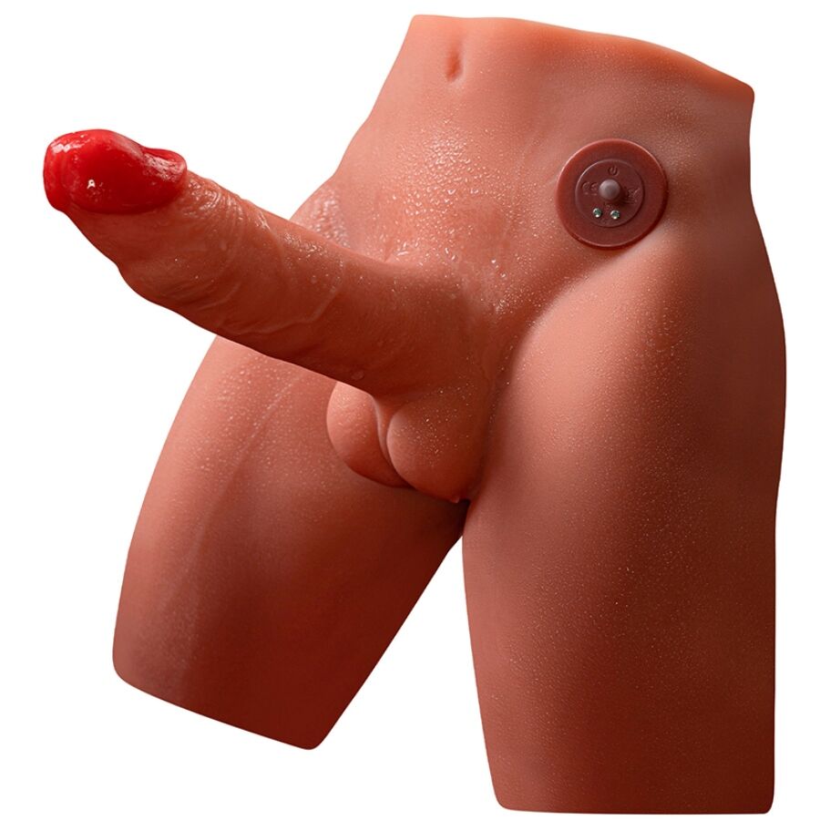 XISE - JASON REALISTIC DILDO MASTURBATOR WITH THRUSTING AND VIBRATION 17 CM - NOCTURNA DESIRES