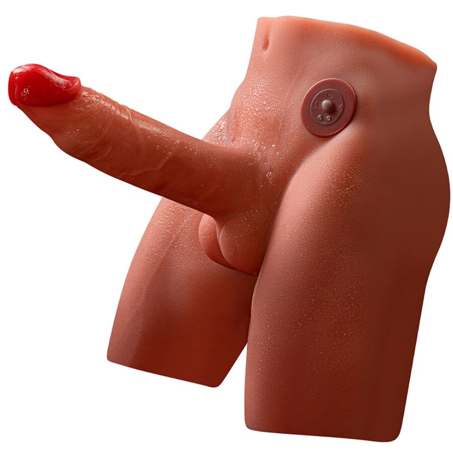 XISE - JASON REALISTIC DILDO MASTURBATOR WITH THRUSTING AND VIBRATION 17 CM - NOCTURNA DESIRES