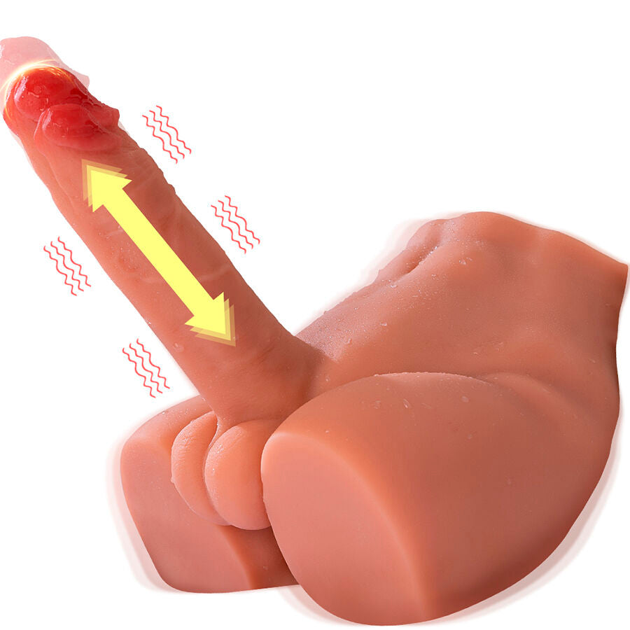 XISE - PEEL DILDO ASS REALISTIC DILDO MASTURBATOR FRONT POSITION WITH THRUSTING 17.5 CM - NOCTURNA DESIRES
