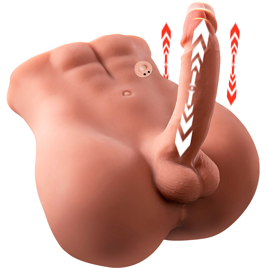 XISE - BERTLETT DILDO ASS REALISTIC DILDO AND ANUS MASTURBATOR FRONT POSITION WITH THRUSTING 18 CM - NOCTURNA DESIRES