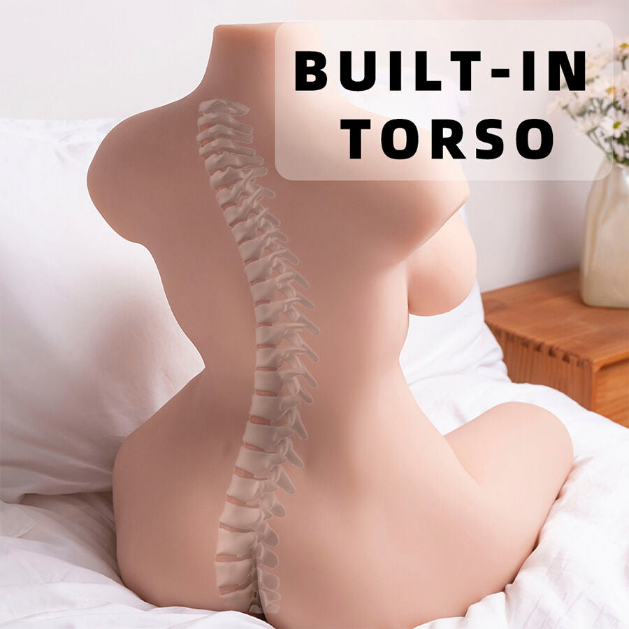 XISE - TIDY FEMALE REALISTIC TORSO WITH THRUSTING 71 CM - NOCTURNA DESIRES