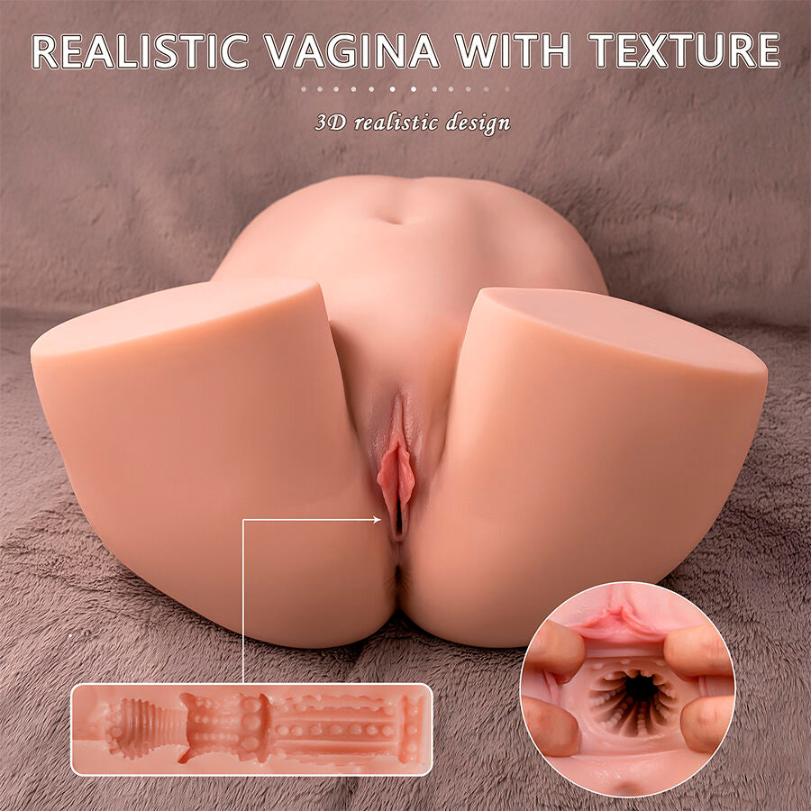 XISE - ETHEL THRUSTING REALISTIC VAGINA MASTURBATOR WITH MULTI-POSITION VIBRATION - NOCTURNA DESIRES