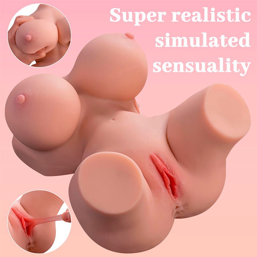 XISE - FRIEDA REALISTIC FEMALE TORSO WITH VIBRATION 36 CM - NOCTURNA DESIRES