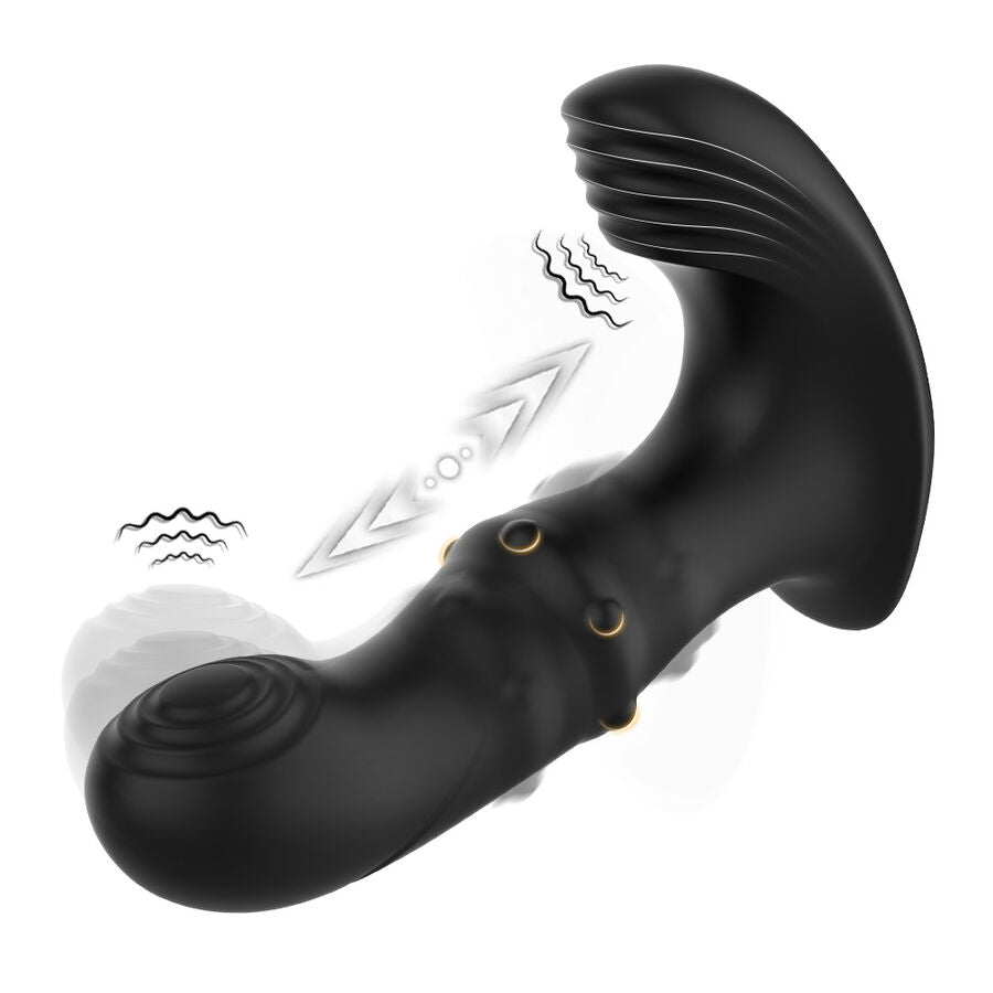 ARMONY - ANAL PROSTATE VIBRATOR REMOTE CONTROL BLACK - NOCTURNA DESIRES