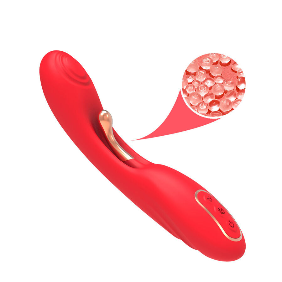 ARMONY - VIBRATOR WITH OSCILLATING TONGUE RED - NOCTURNA DESIRES