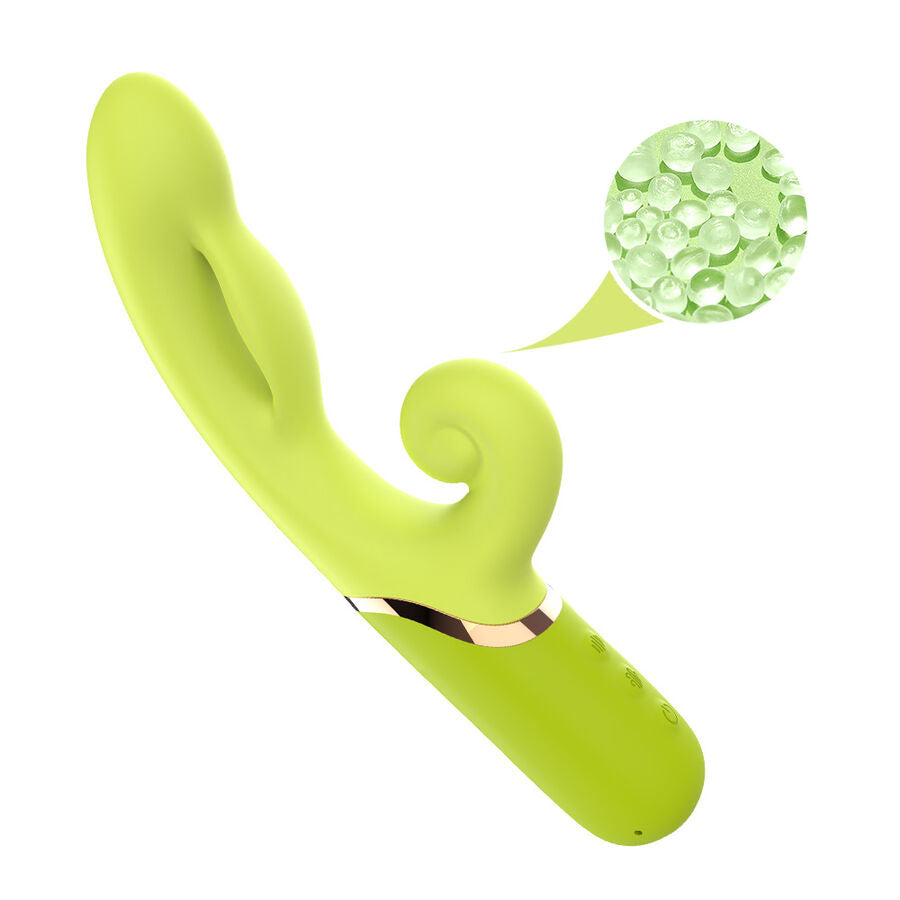 ARMONY - INFLABE POINT A TO STIMULATOR VIBRATOR GREEN - NOCTURNA DESIRES